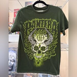 Pantera Smoking Demon Skull Relaxed Women’s Fit T-Shirt Size M